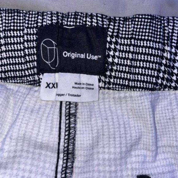 Original Use Pants Original Use Taper Plaid Jogger Pants Poshmark